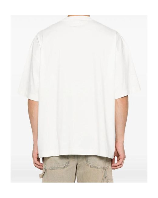 Vetements White Crew Neck Short-Sleeved T-Shirt for men