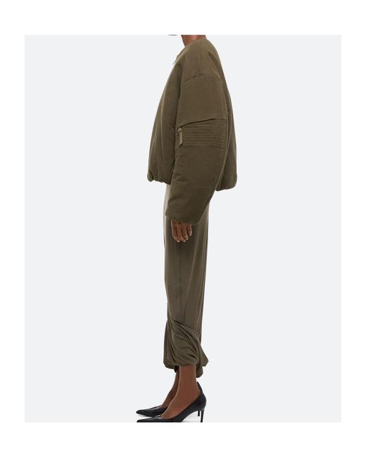 Helmut Lang Green Pocket Padded Jacket
