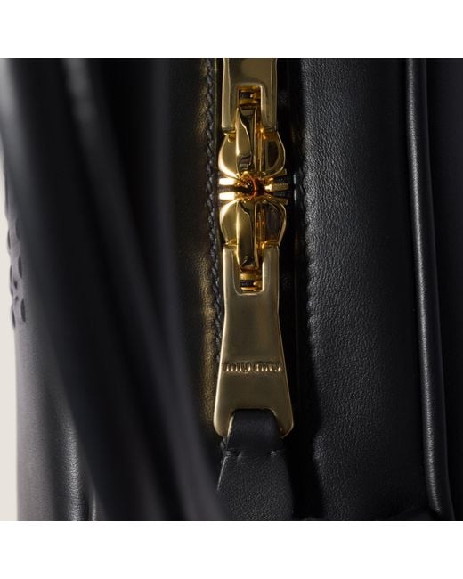Miu Miu Black Beau Leather Bag