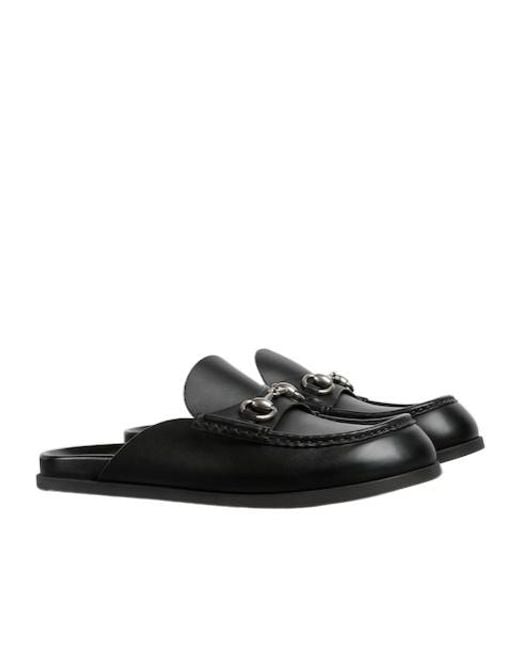 Gucci Black Slip-On Mules for men