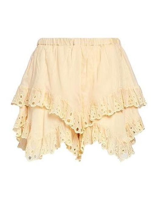 Isabel Marant Natural Solid Shorts