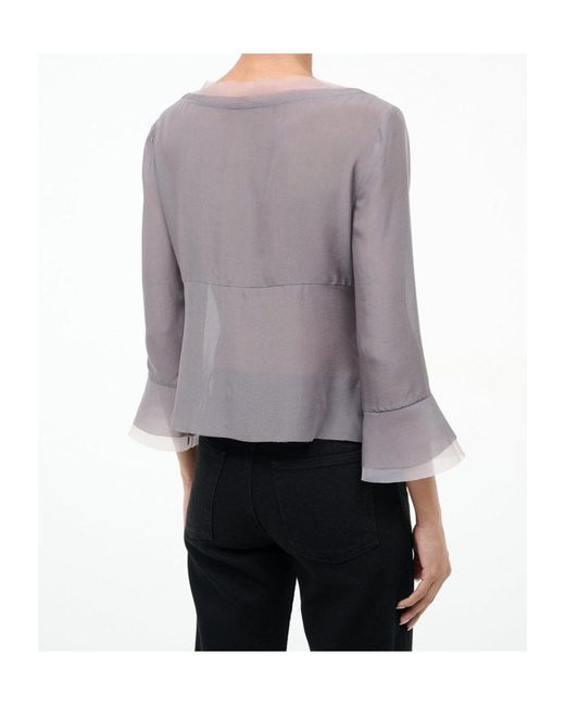 Staud Gray Jenny Top