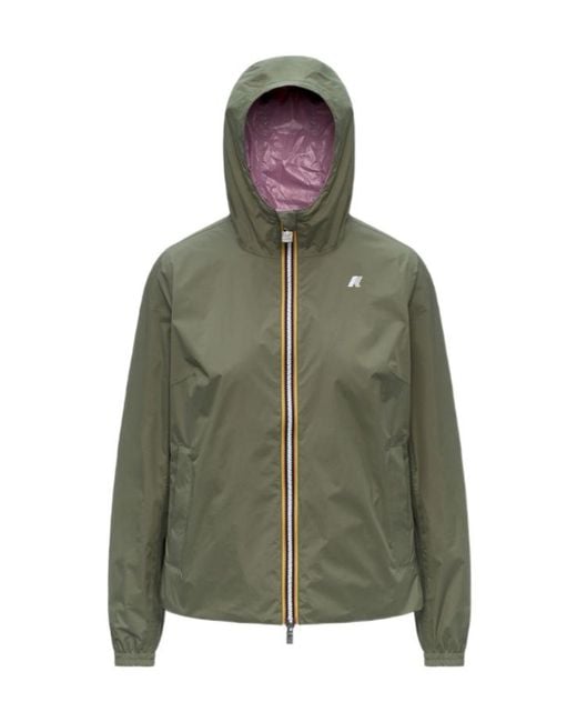 K-Way Green Lil 2.0 Plus.2 Reversible Jacket