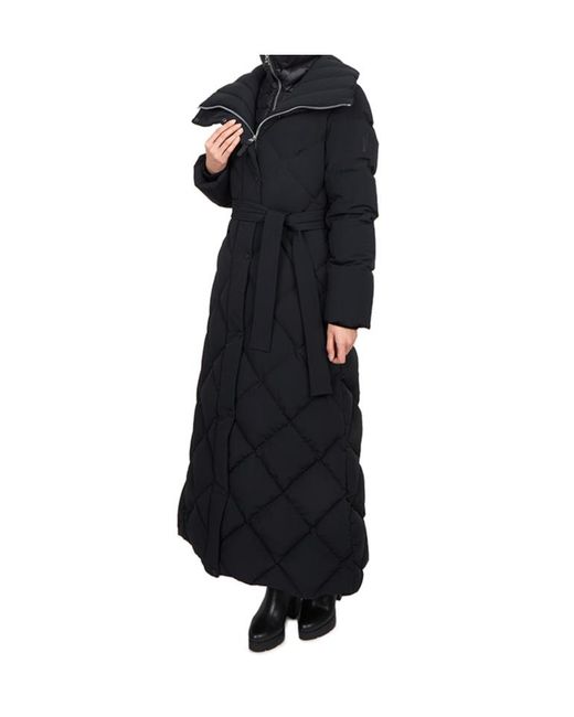 Mackage Black Long-Sleeved Down Jacket
