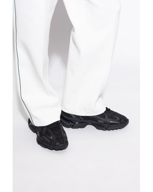 Lacoste Black Lace Up Sneakers for men