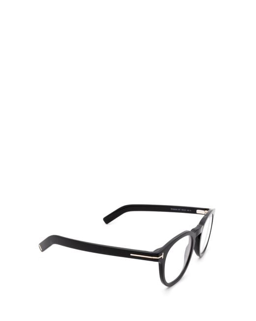 Tom Ford White Eyewear Round-Frame Glasses for men