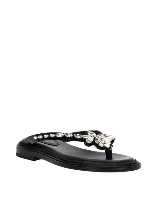 Simone Rocha Multicolor Embellished Thong Sandals