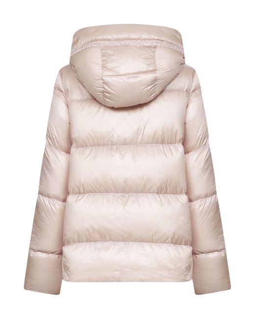 Moncler Pink Serittes Zip-Up Puffer Jacket