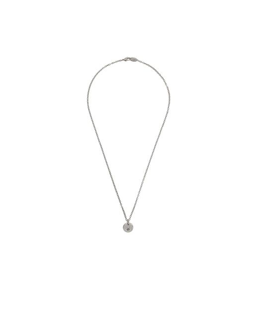Vivienne Westwood White Lewis Pendant Necklace for men