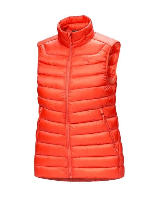 Arc'teryx Red Cerium Zipper Down Vest