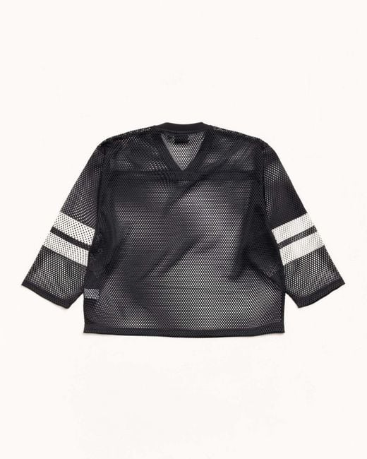 Stussy Black V-Neck Top for men