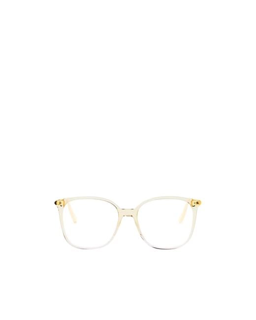 Dior Natural Eyewear Square Frame Glasses