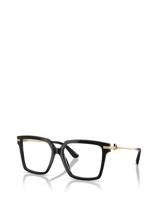Dolce & Gabbana White Eyewear Square Frame Glasses