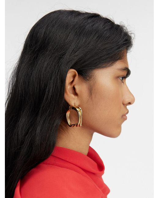 Jacquemus Metallic Nodi Earrings