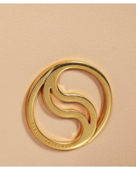 Stella McCartney Natural Logo Card Bag