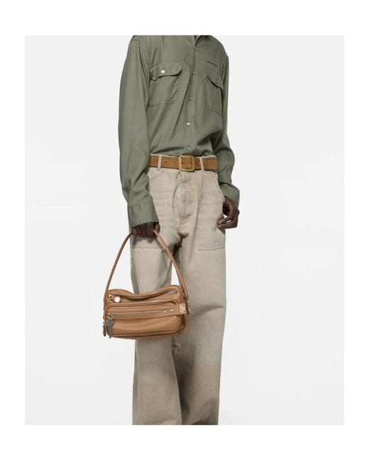 Acne Brown Camero Party Shoulder Bag for men