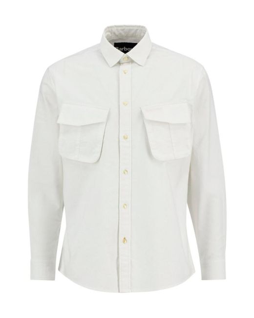 Barbour White Arnham Shirt for men