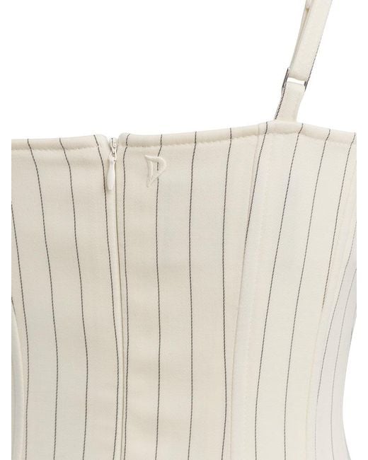 Dondup White Cami Dress