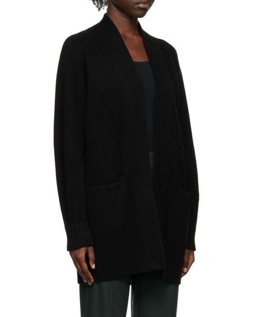 Vince Blue Open-Front Cashmere Cardi-Coat