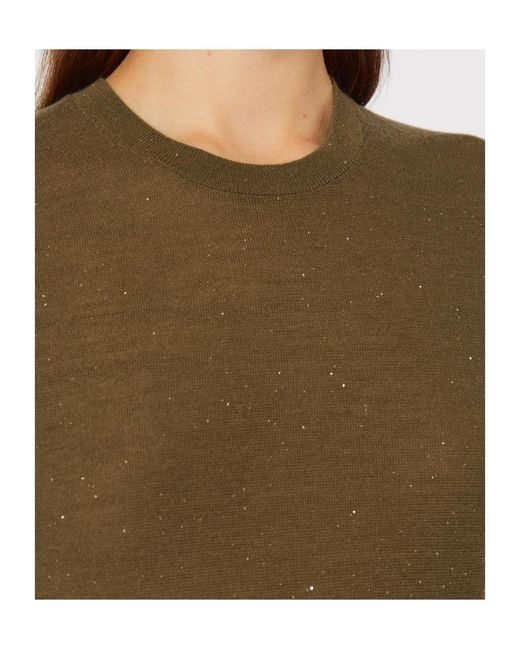Max Mara Green Short-Sleeved Knitwear