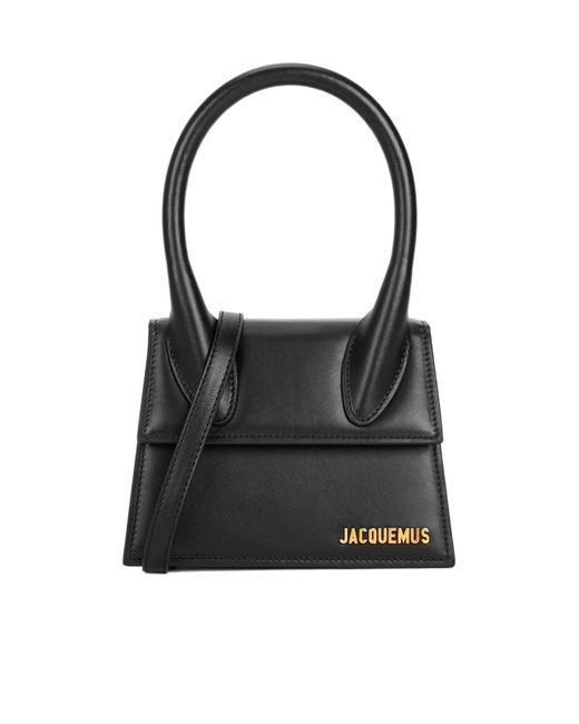 Jacquemus Black Le Chiquito Moyen Leather Shoulder Bag