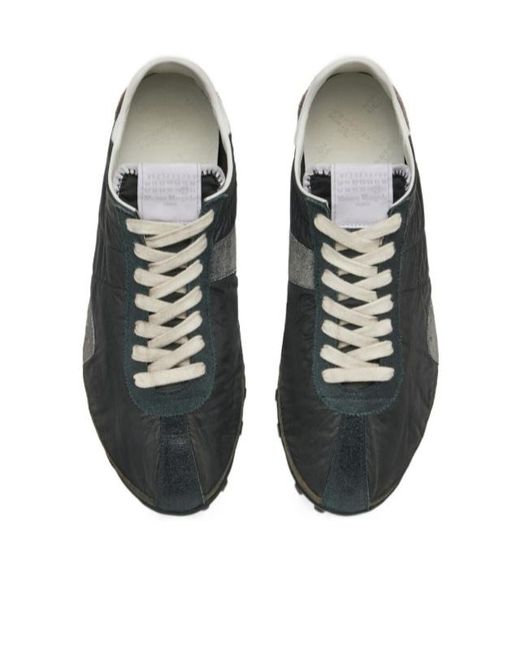 Maison Margiela Black Sprinters Lace-Up Sneakers