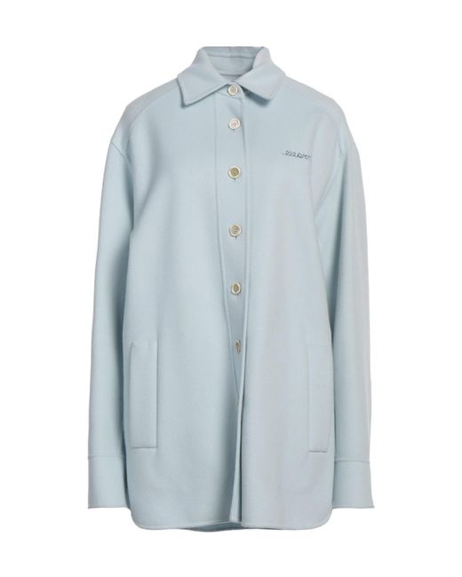 Marni Blue Long Sleeves Overshirt