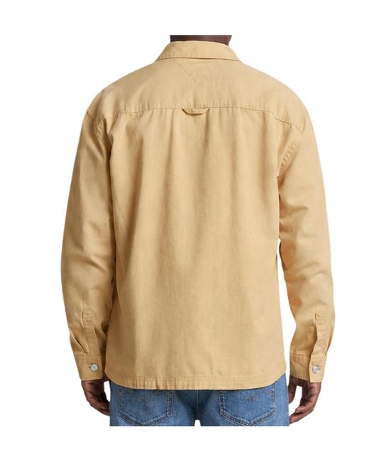 Tommy Hilfiger Natural Long Sleeve Shirt for men