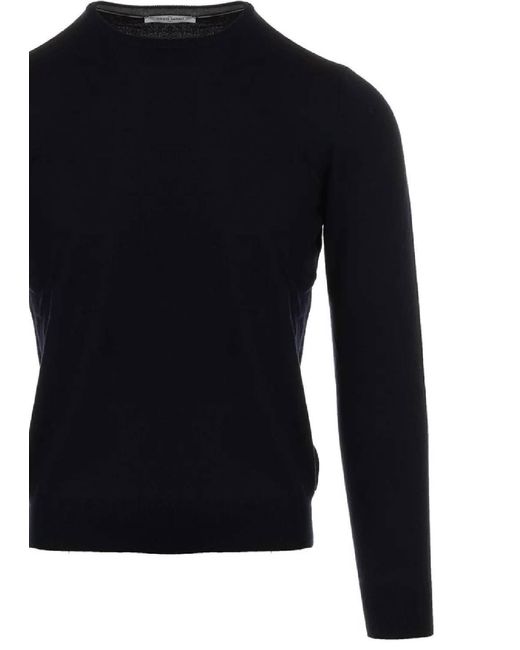 Gran Sasso Blue Crew Neck Sweater for men