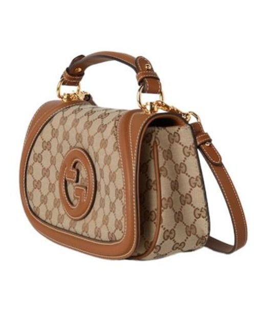 Gucci Brown Blondie Medium Top Handle Bag