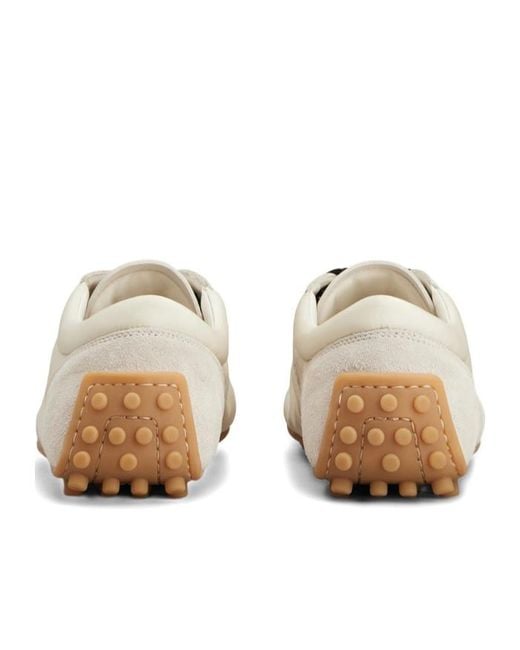 Tod's White T-Marathon Lace-Up Sneakers