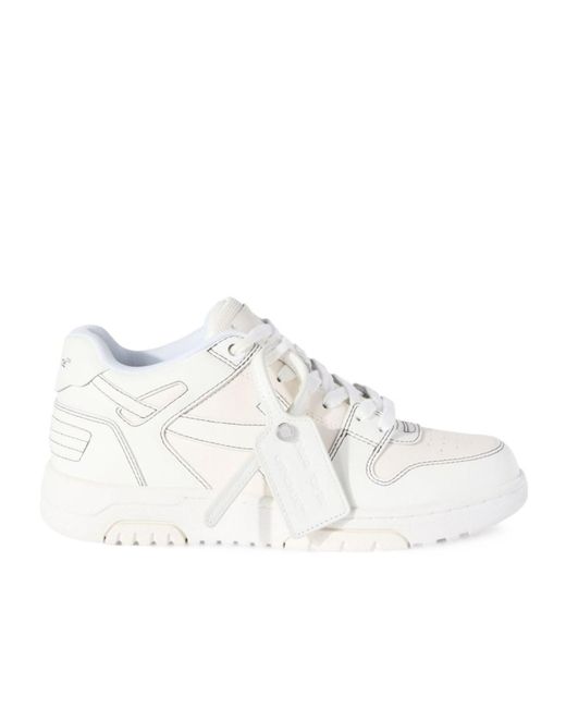Off-White c/o Virgil Abloh White Out Of Office Low-Top Sneakers