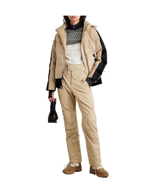Bogner Natural Maren Layered Straight-Leg Ski Pants