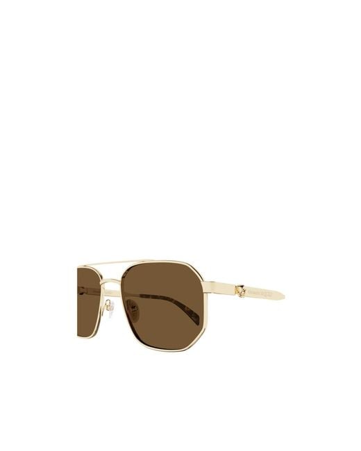 McQueen Multicolor Eyewear Square Frame Sunglasses for men