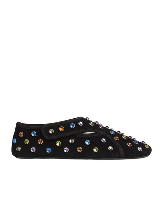 Alaïa Black Flex Flats