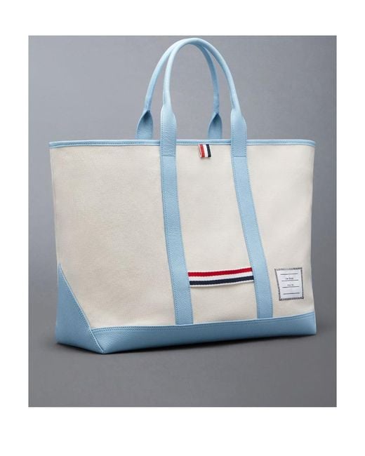 Thom Browne Blue Medium Tool Todd Handbag for men