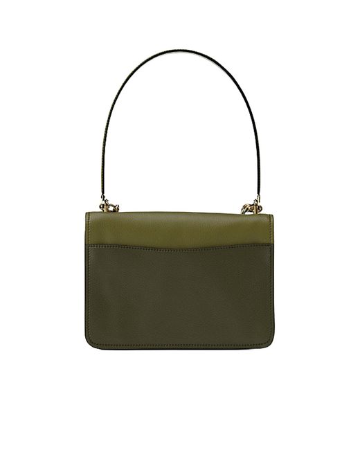 Michael Kors Green Claire Small Patchwork Crossbody Bag