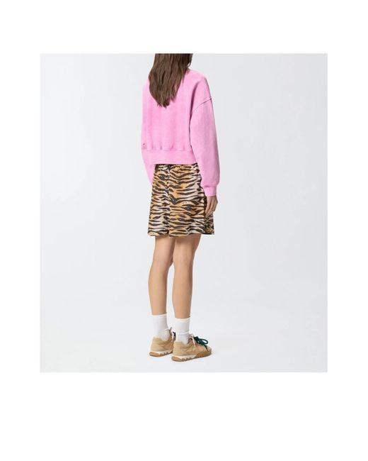 Pinko Multicolor Drawstring Print Shorts