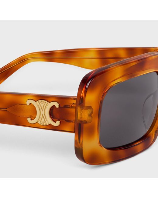 Céline Orange Triomphe Skate 02 Sunglasses for men