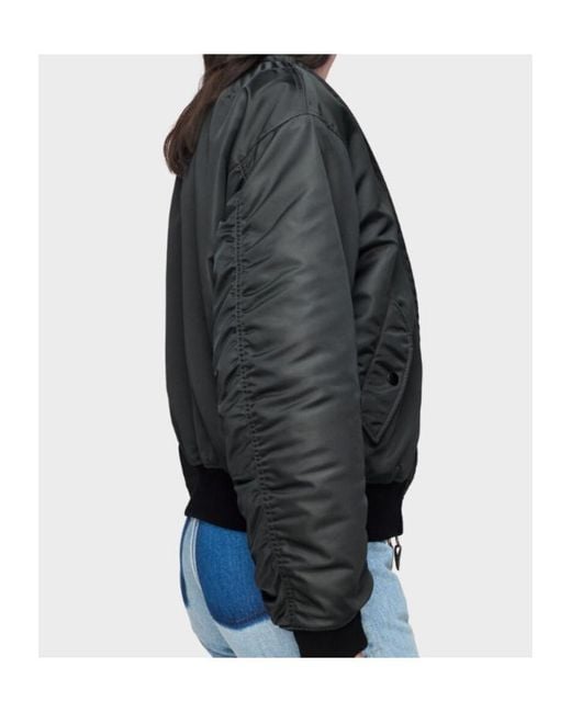 Maison Margiela Black Reversible Bomber Jacket