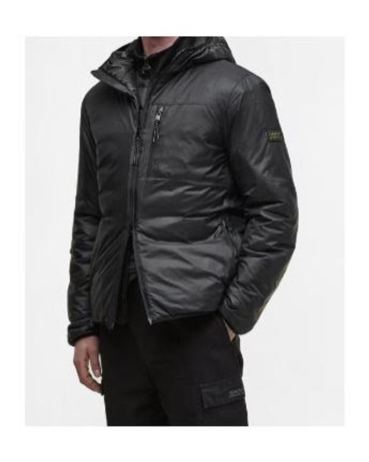 Barbour Black Lumley Quilted Jacket for men