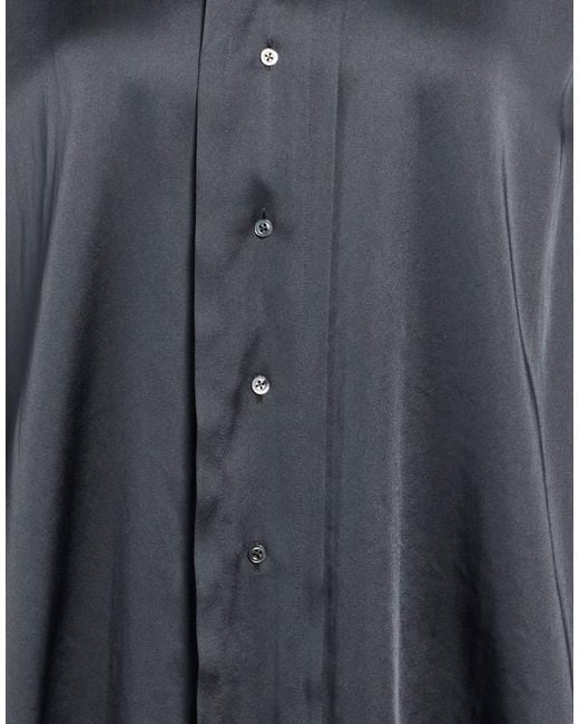 Maison Margiela Blue Solid Colour Shirts
