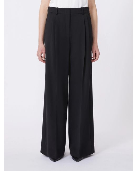 Weekend by Maxmara Blue Pleated Trousers