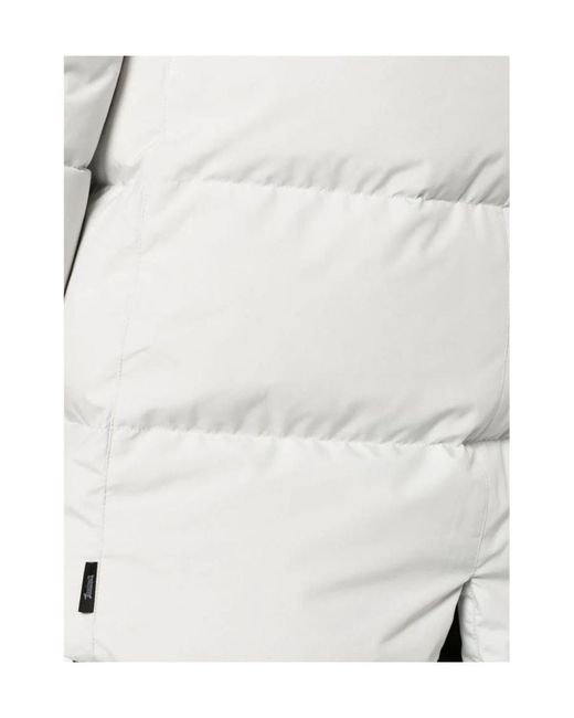 Herno White Hooded Puffer Jacket for men