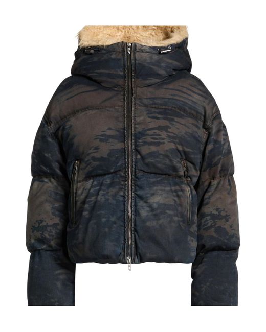 DIESEL Black Thickened Denim Jacket
