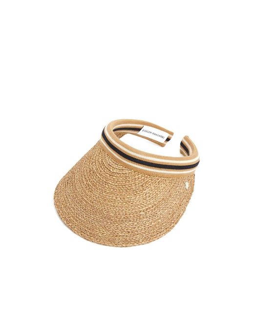 Helen Kaminski Multicolor Visiera Bianca Stripe Visor