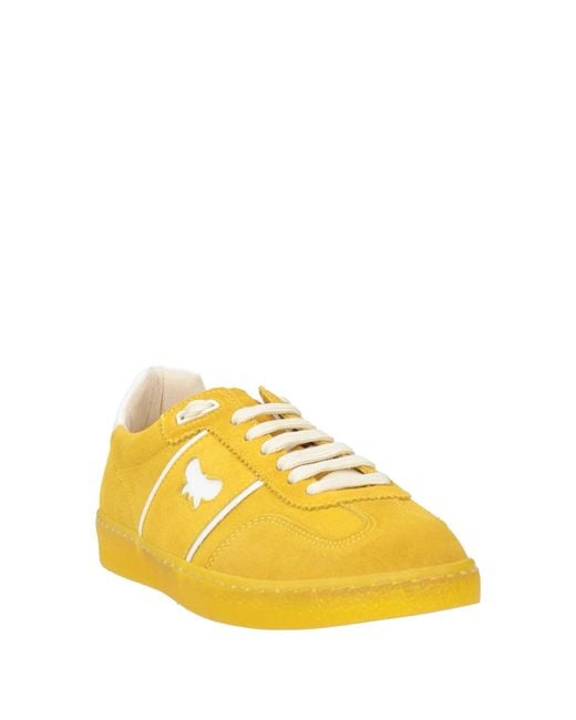 Weekend by Maxmara Yellow Solid Color Sneakers