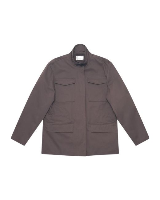 The Row Gray Long-Sleeved Casual Jacket