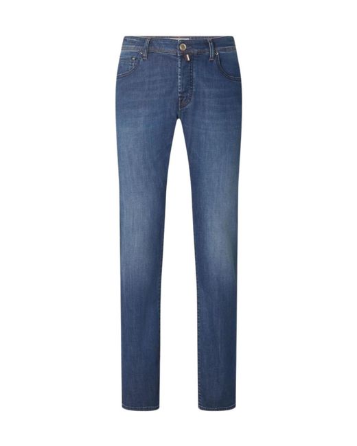Jacob Cohen Blue Jeans With Belt Loops for men