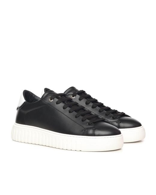 Giuliano Galiano Black Mars Low-Top Sneakers for men